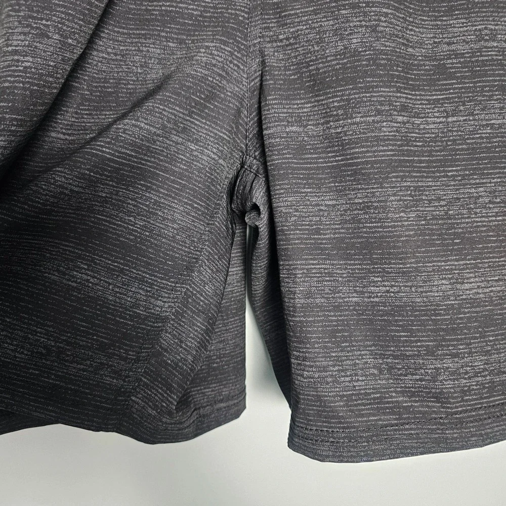 Speedo Mens Marino Sport Volley Swim Trunks XXL Black Gray Athletic Sport
